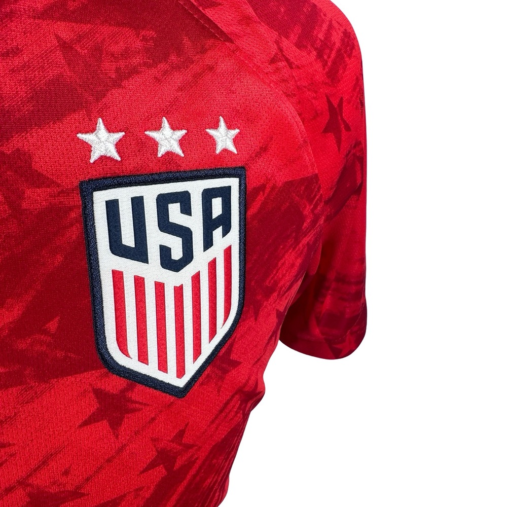 Nike USWNT Team USA National Team Women's Red Stars and Stripes Soccer Jersey - Picture 3 of 11